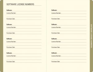 Peony Garden, Internet Address & Password Logbook - 6