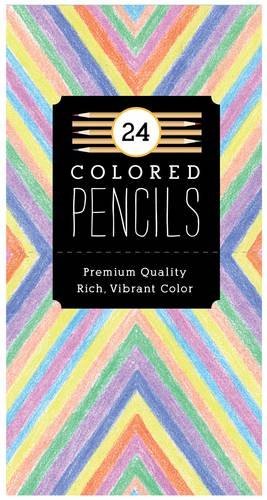 Galison Premium Colored Pencil Set, 24 pencils