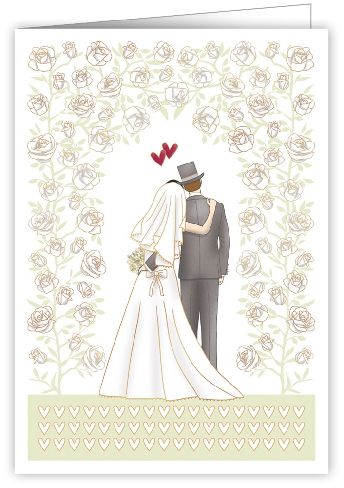 Wedding Couple, Greeting Card