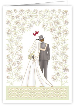 Wedding Couple, Greeting Card