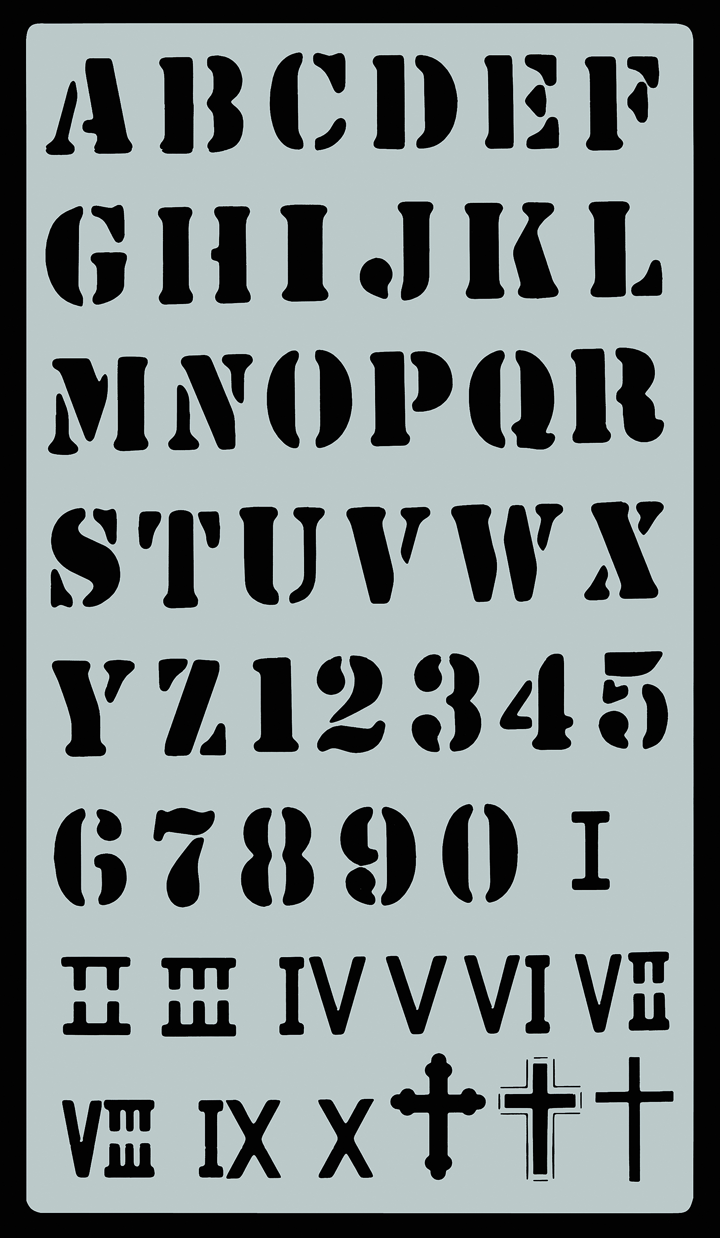 Essentials Faith Stencil Set - 2