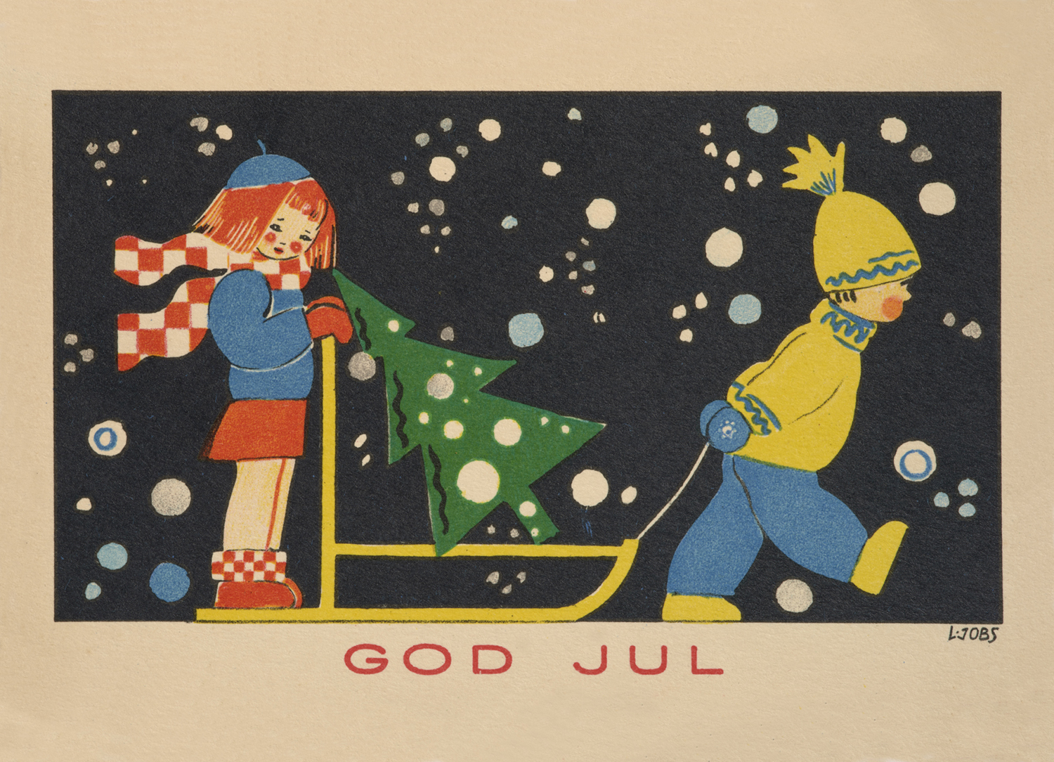 Lissgran, Lisbet Jobs, Postcard