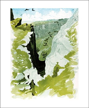 Gully Shadows, Greeting Card