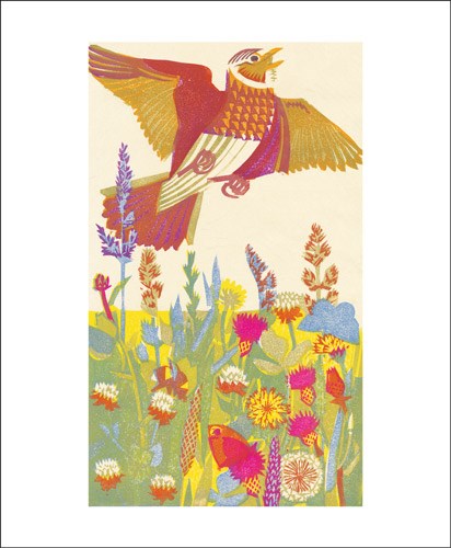 Lark Ascending, Greeting Card