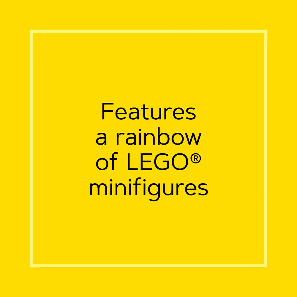 LEGO Minifigure Rainbow 1000-Piece Puzzle - 2