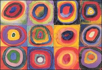 Farbstudie, Wassily Kandinsky (1866-1941), Greeting Card