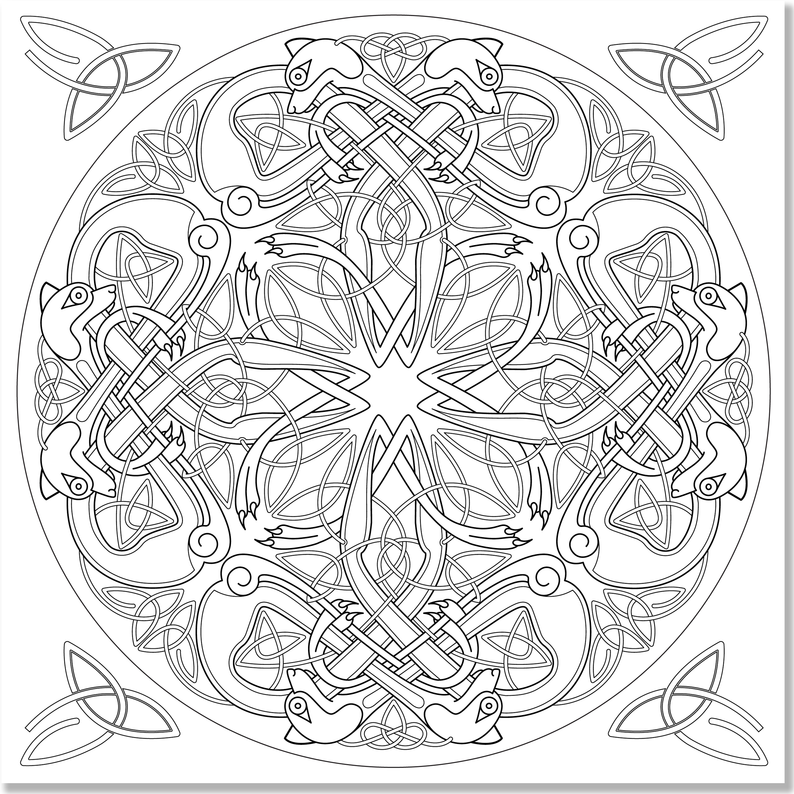 Celtic Designs Artist's Coloring Book - 2