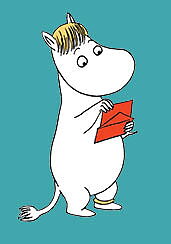 Letter, Moomin Minicard