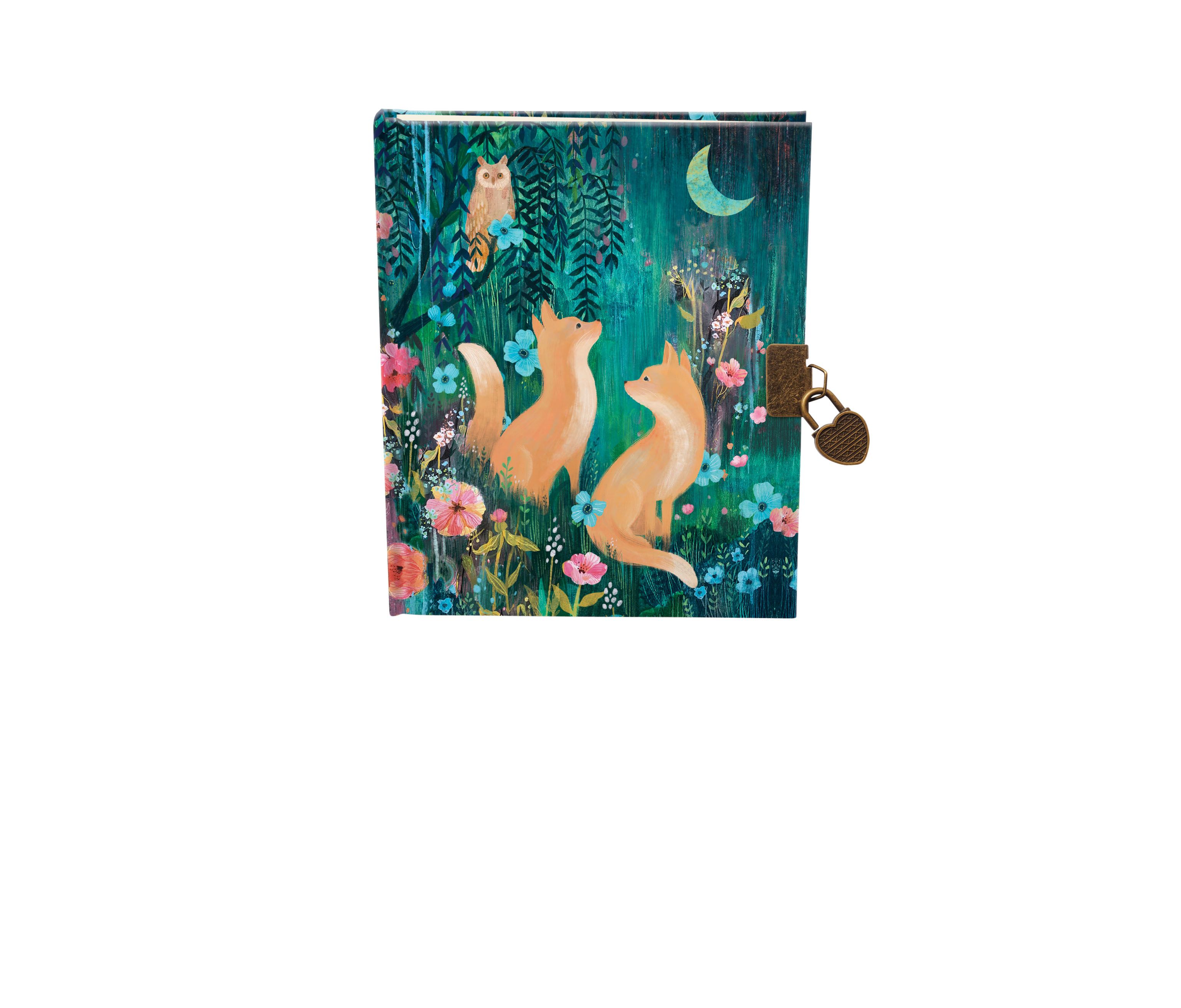 Moonlit Meadow Lockable Notebook