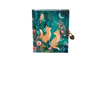 Moonlit Meadow Lockable Notebook
