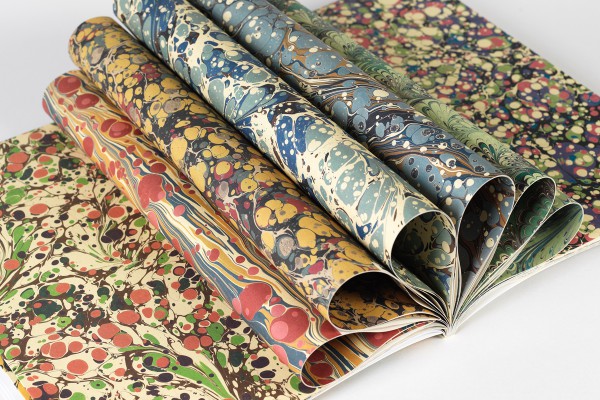 Marbled Paper Designs, Gift & Creative Paper Book - 3
