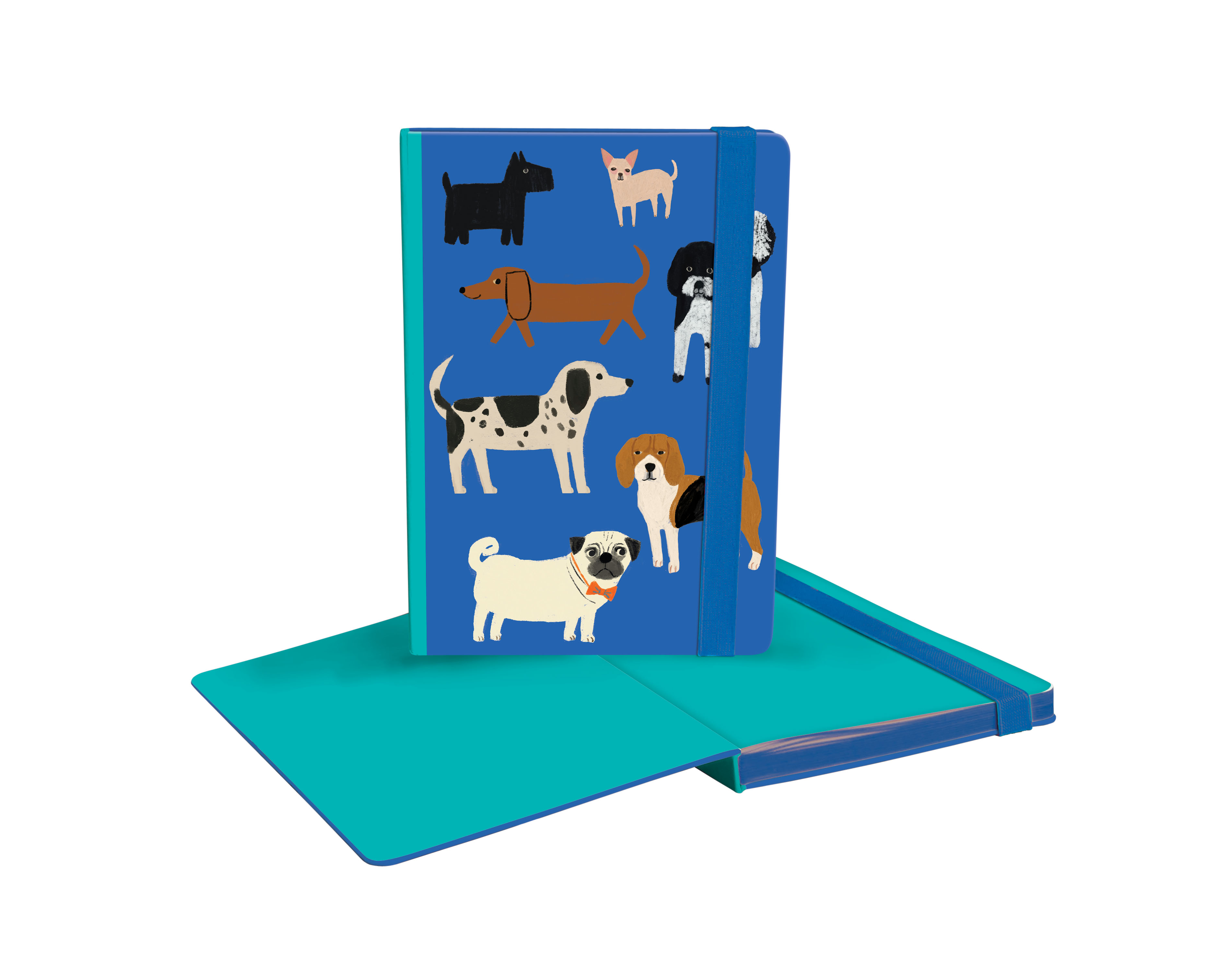 Shaggy Dogs A5 Journal with elastic binder - 2