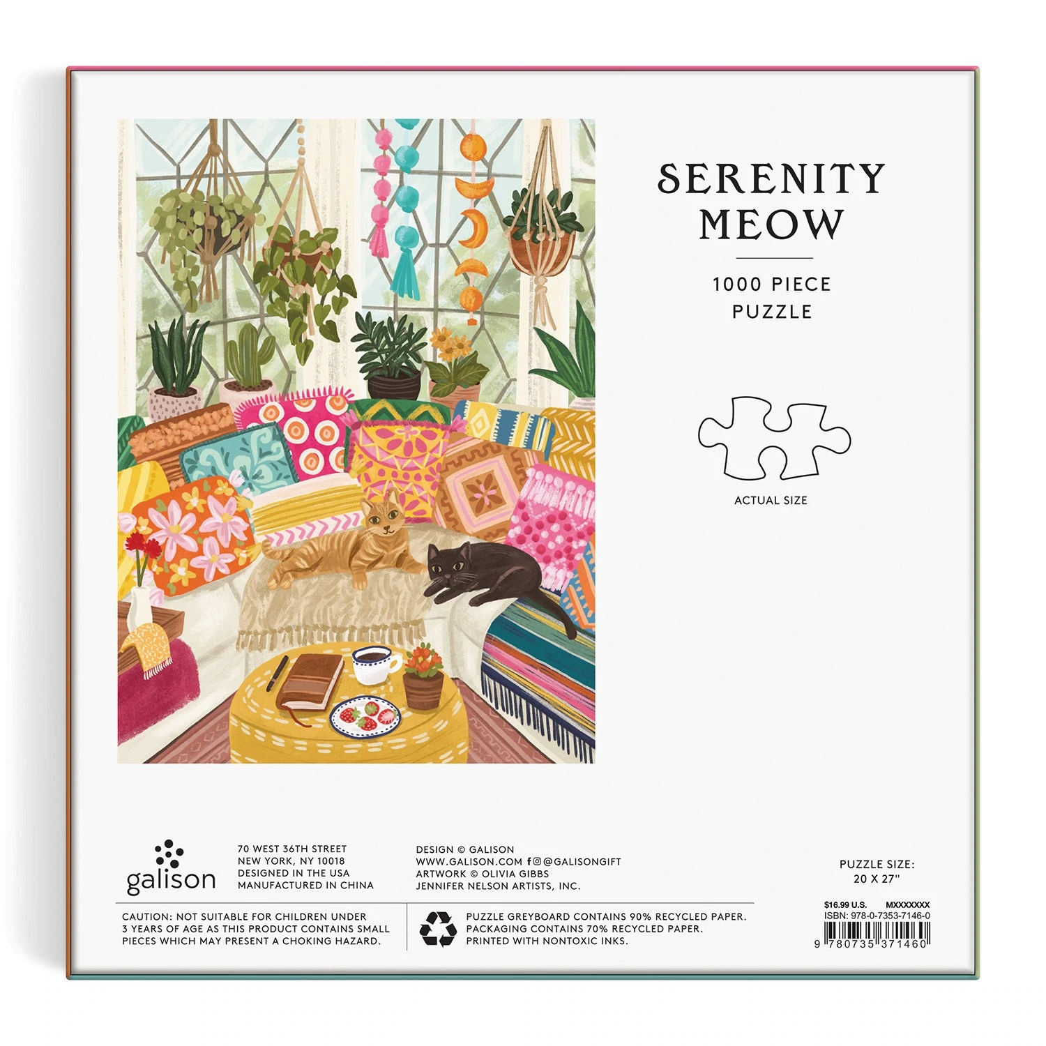 Serenity Meow 1000 Piece Puzzle - 3