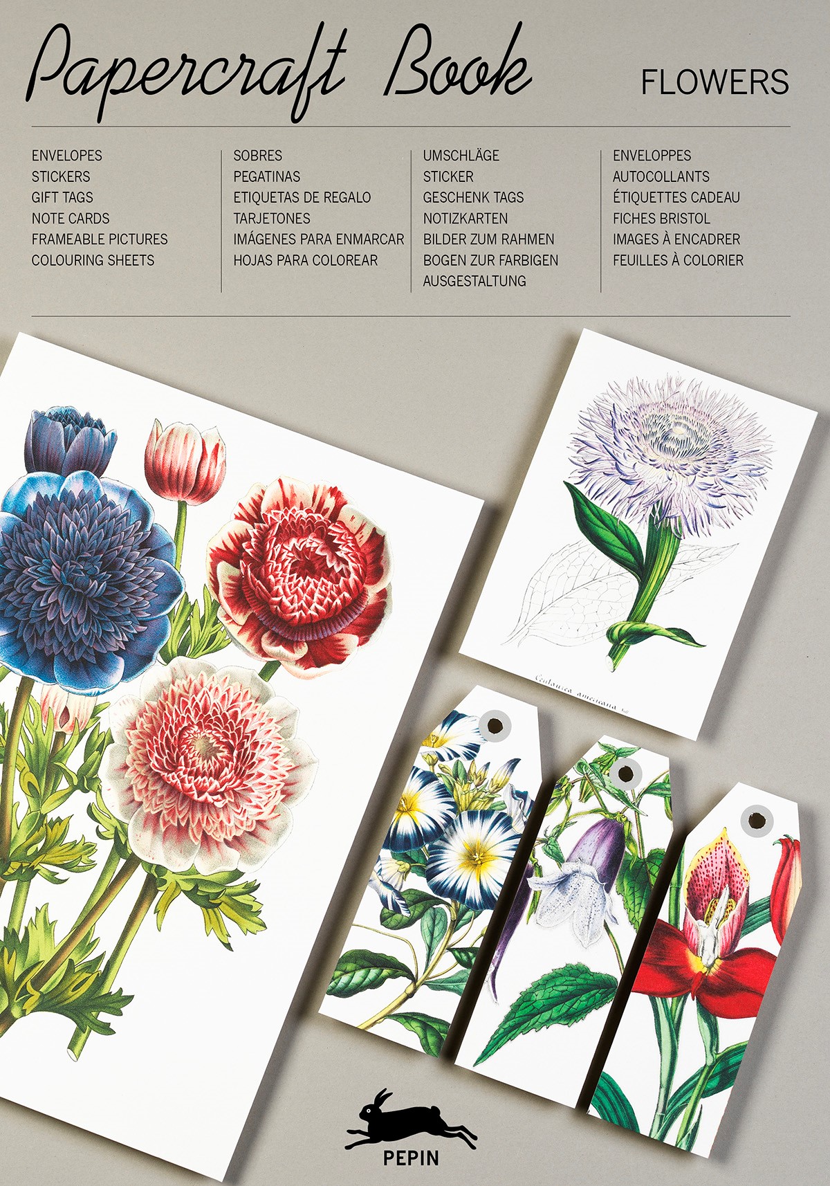 Flowers, Paper Craft Book - 3