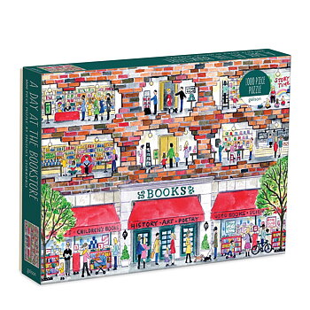 Michael Storrings A Day at the Bookstore 1000 Piece Jigsaw Puzzle