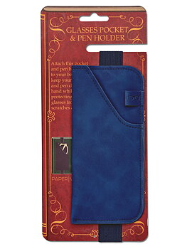 Glasses Pocket and Pen Holder, Blue