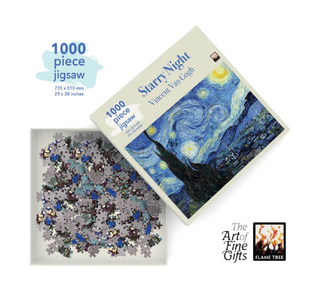 Van Gogh:  Starry Night, 1000-piece jigsaw - 2