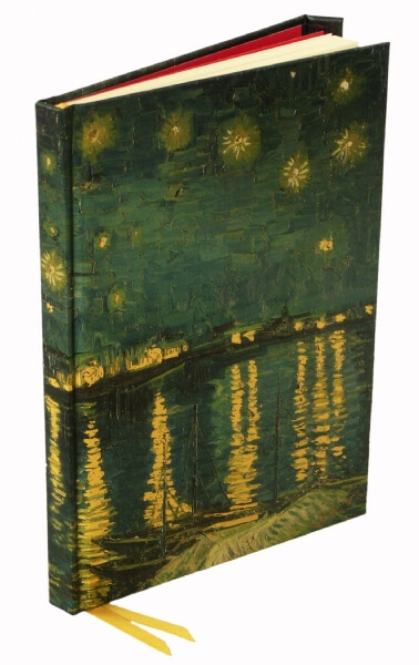Van Gogh: Starry Night over the Rhone , Foiled Journal - 2