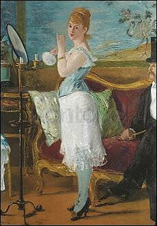 Nana (1877)/Edouard Manet, Greeting Card