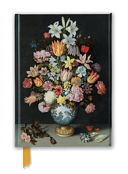 Natonal Gallery: Bosschaert - Still Life of Flowers in Wan-Li Vase, Foiled Journal