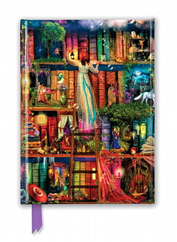 Aimee Stewart: Treasure Hunt Bookshelves, Foiled Journal