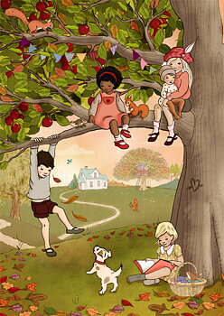 Orchard Afternoons, Postcard