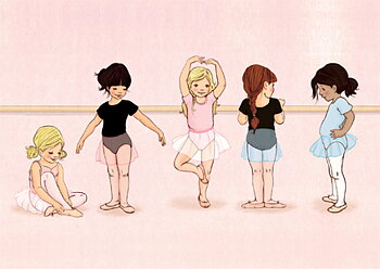 Ballet Barre, Postcard