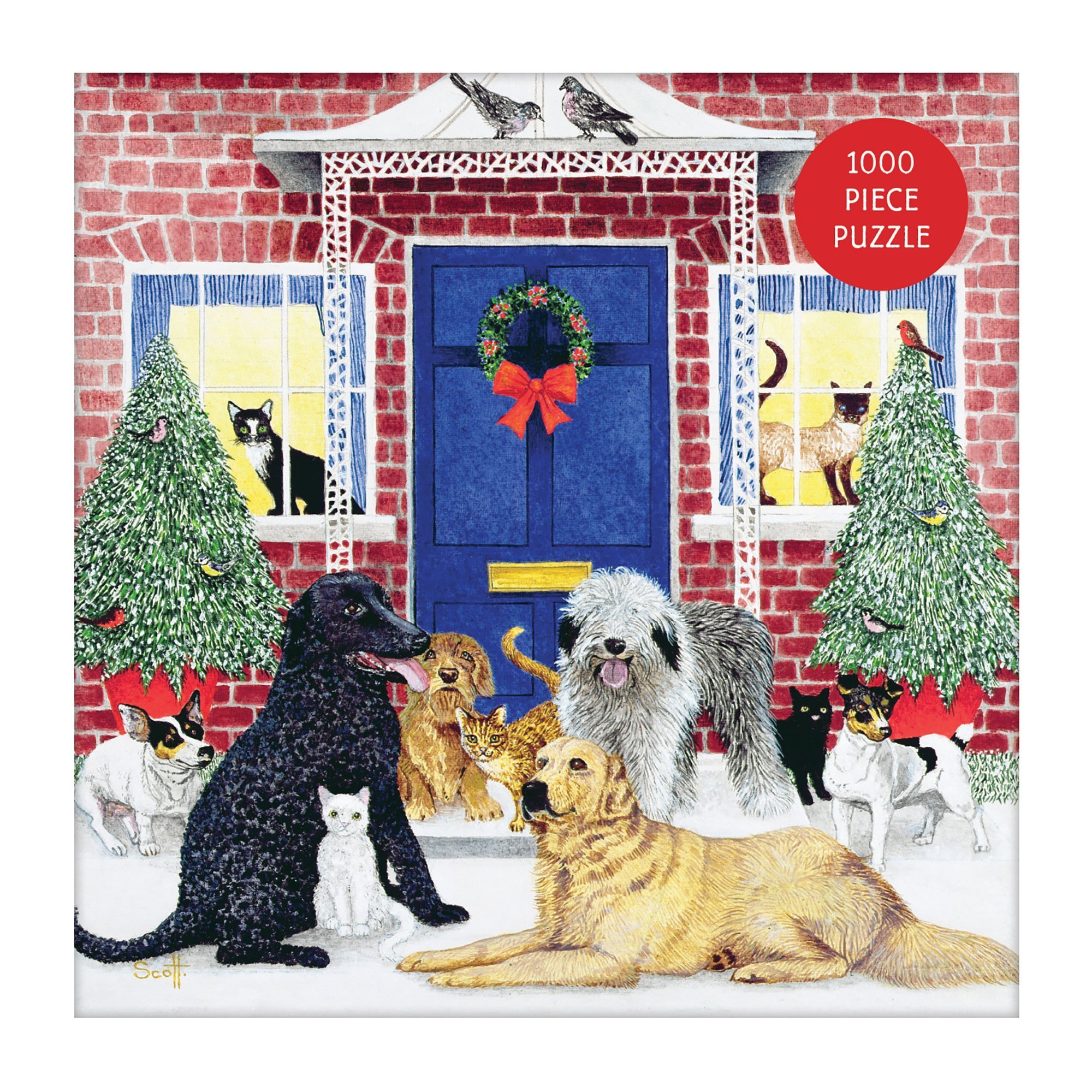 Christmas Cottage Square Boxed 1000 Piece Puzzle - 2