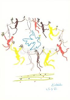Ronde de la Jeunesse (1961), Pablo Picasso, Greeting Card