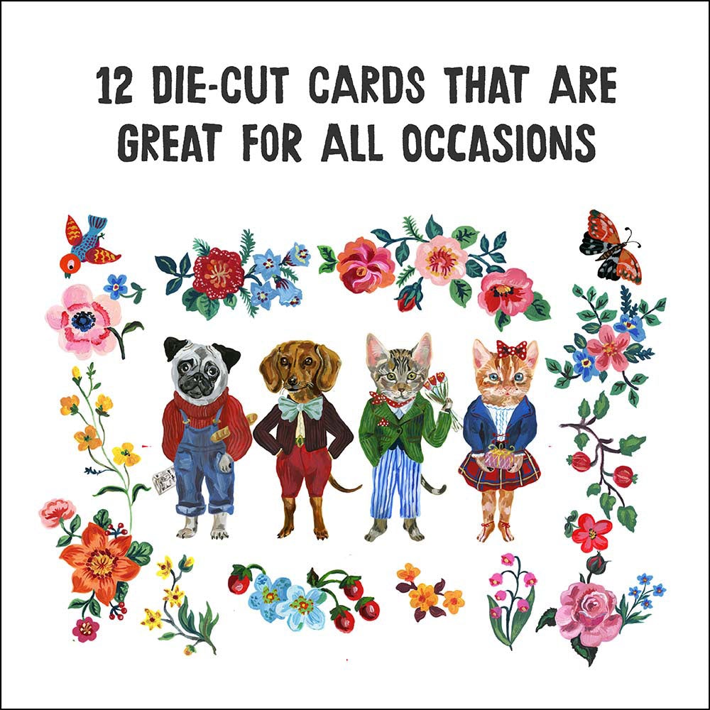 Fancy Fauna: 12 Notecards & Envelopes - 2