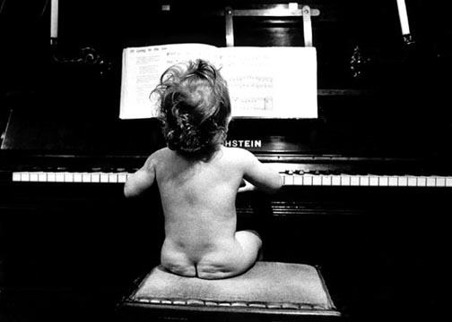 Baby Beethoven, Greeting Card