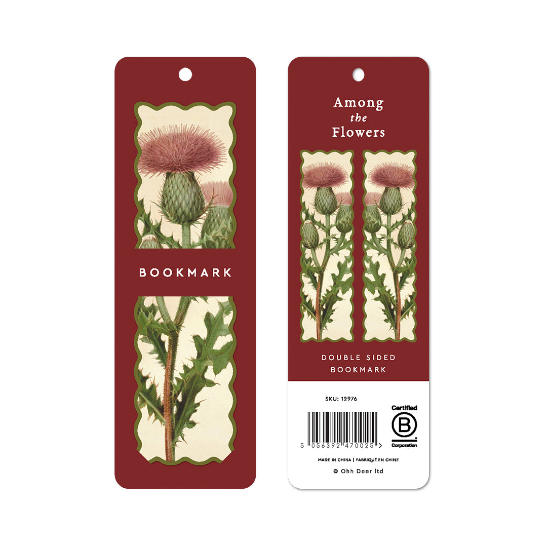 Scalloped Thistle, Premium Bookmark