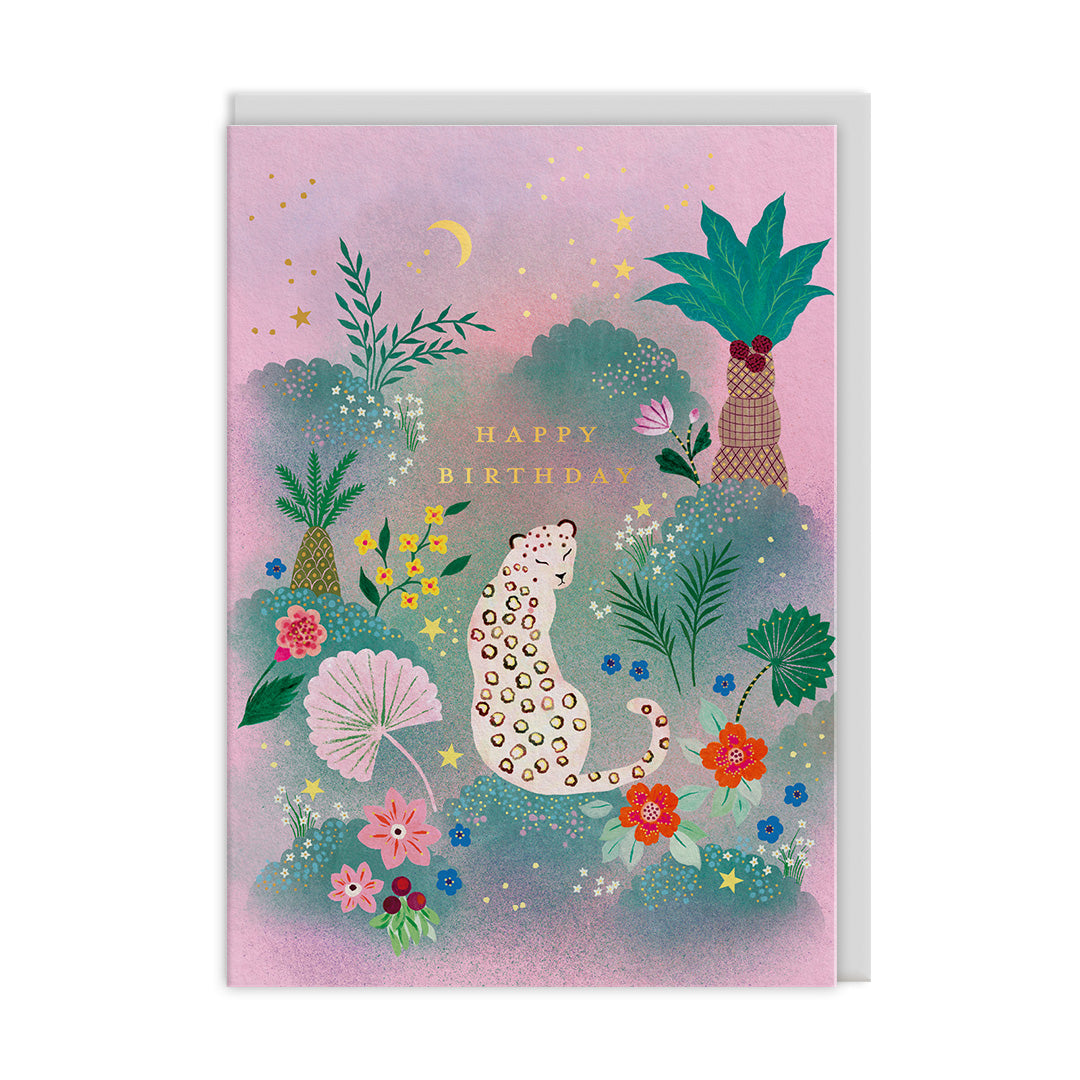 Tropical Leopard, Greeting Card (A6) - 2