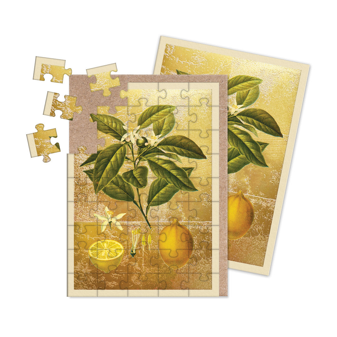 Lemons, Jigsaw Greeting Card (A6)