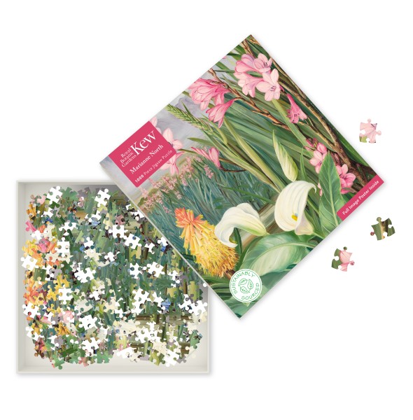 Adult Sustainable Jigsaw Puzzle Kew Gardens: Marianne North: Beauties of the Swamps at Tulbagh - 3