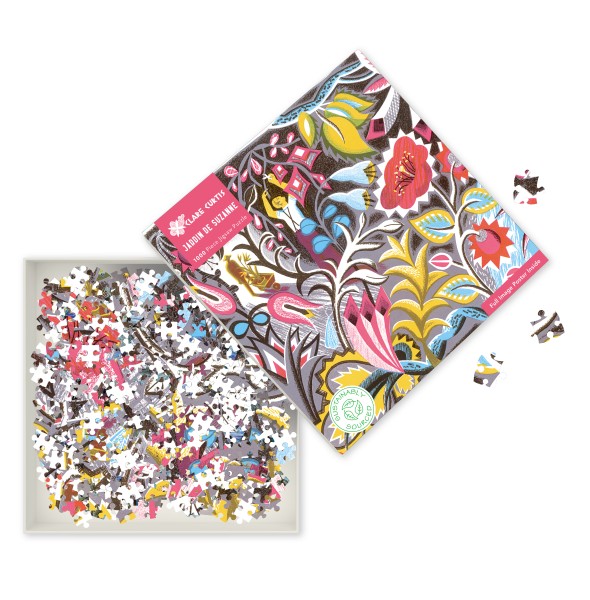Adult Sustainable Jigsaw Puzzle Clare Curtis: Jardin de Suzanne - 2