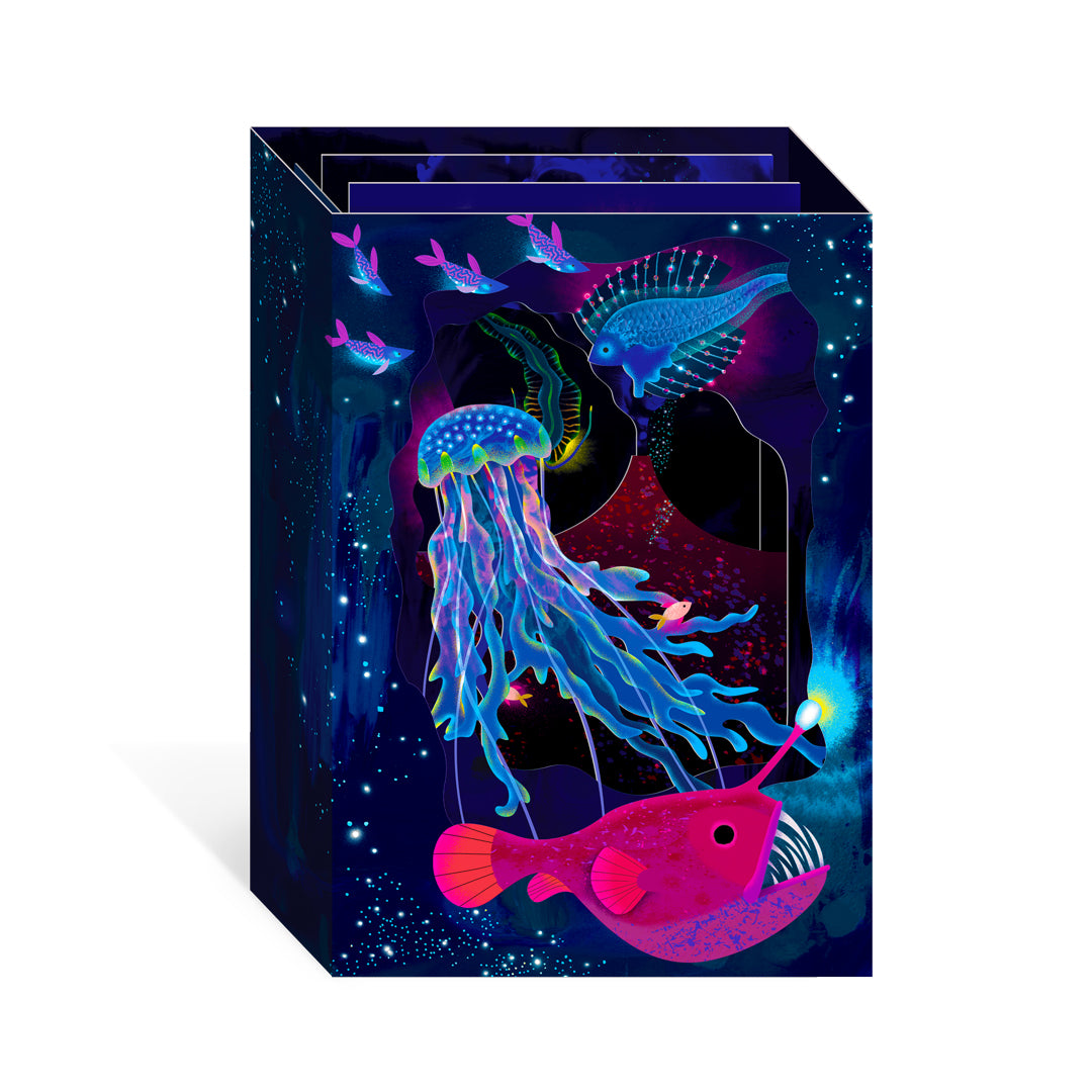 Deep Sea, Greeting Card - Layers (3D) - 3
