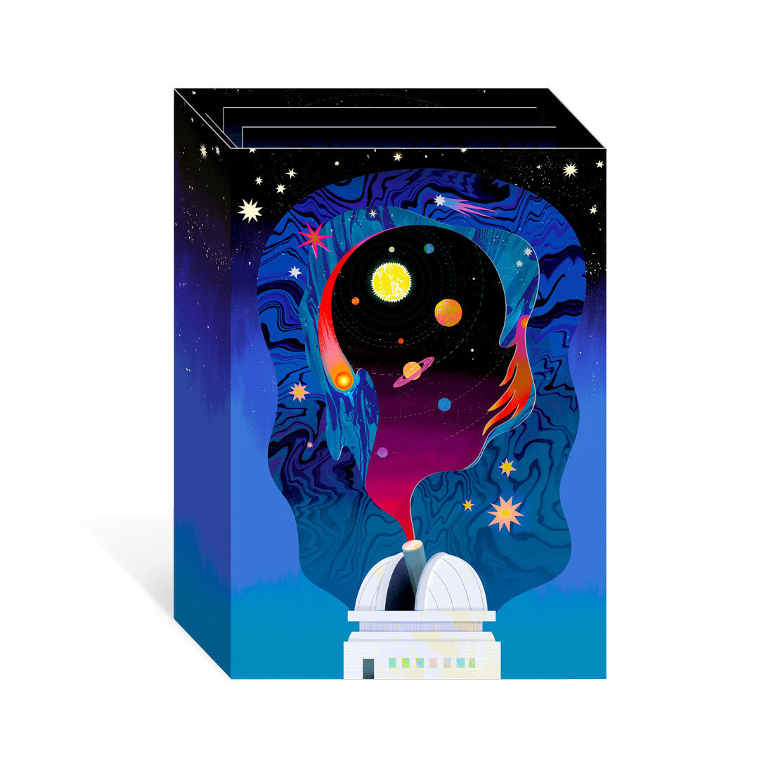 Solar System, Greeting Card - Layers (3D) - 3