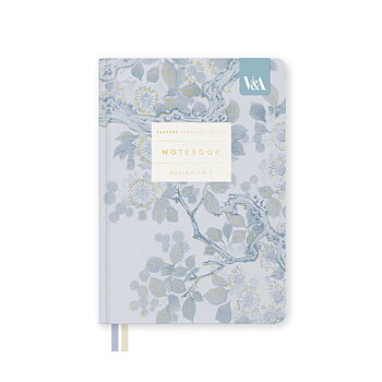 Eastern Elegance Blossom Tree, Fabric Hardback Notebook (B6)