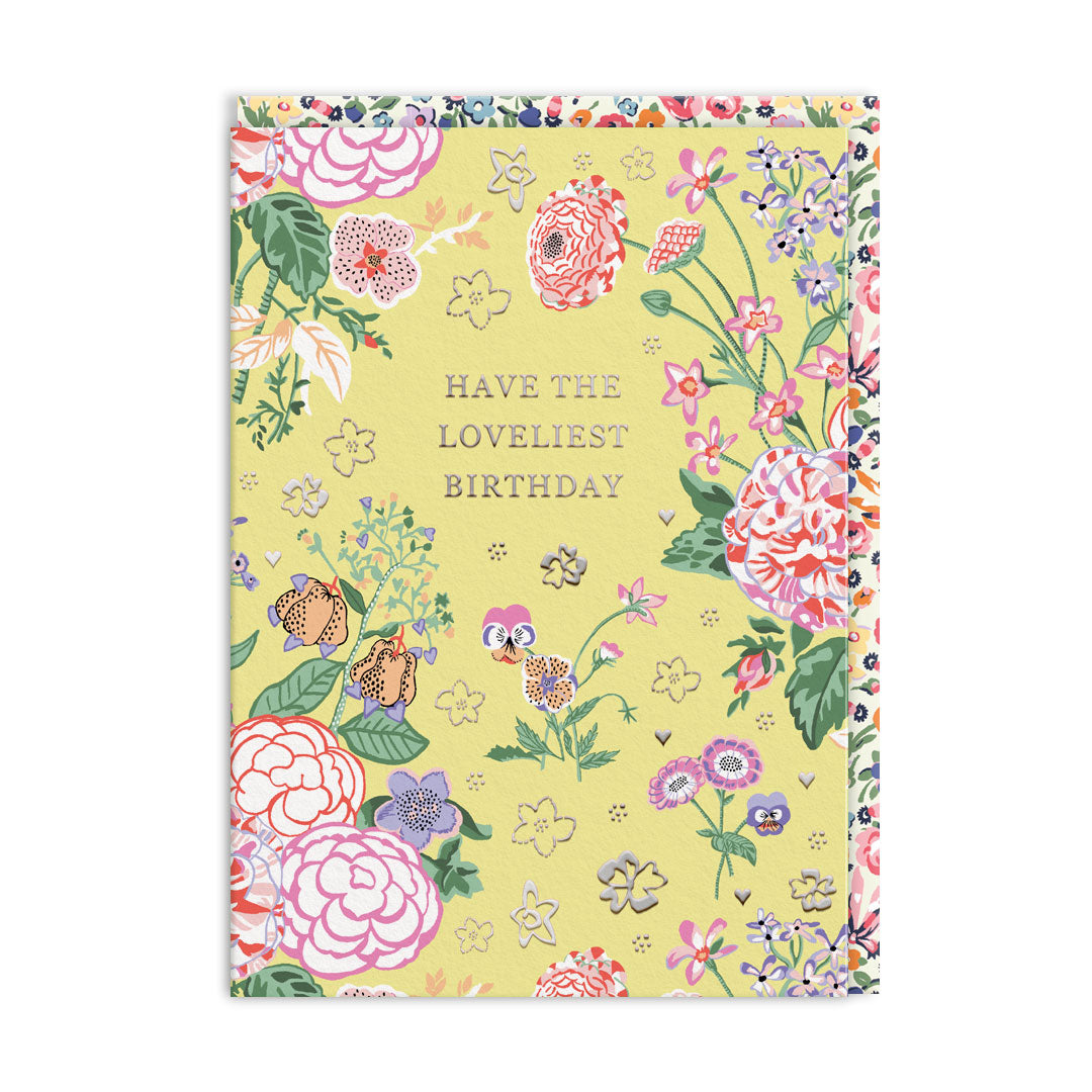 Cath Kidston Yellow Posy Birthday Card (11511) - 2