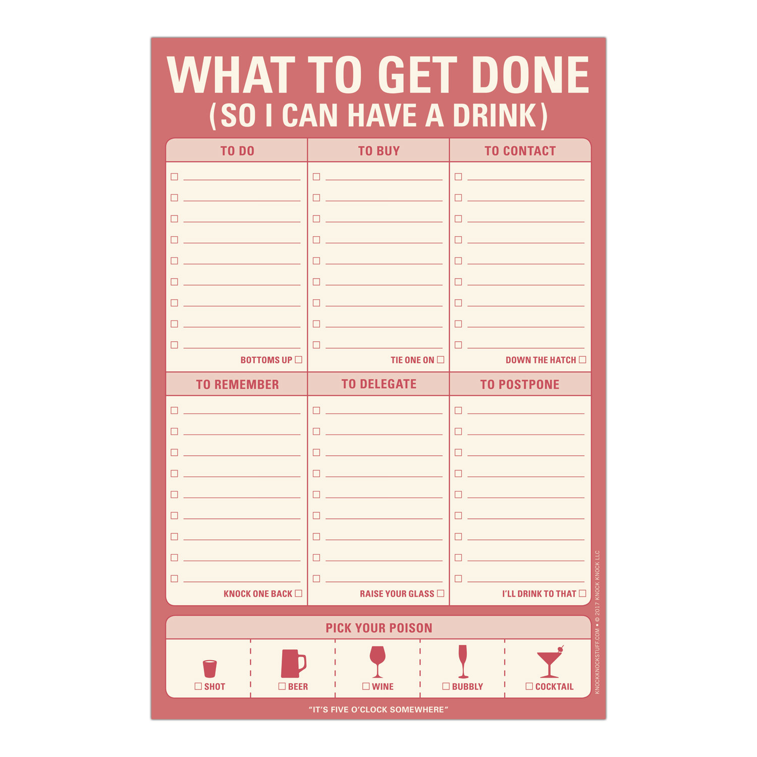 What To Get Done (So I Can Have a Drink) Pad  - 3