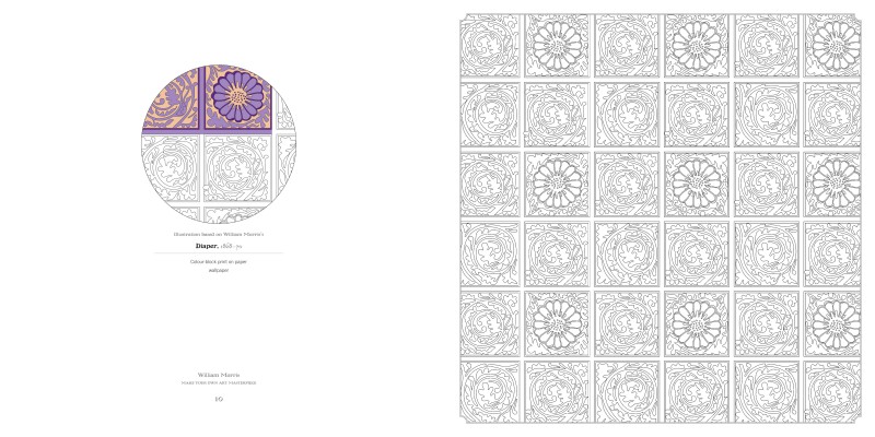 William Morris Art Colouring Book - 5