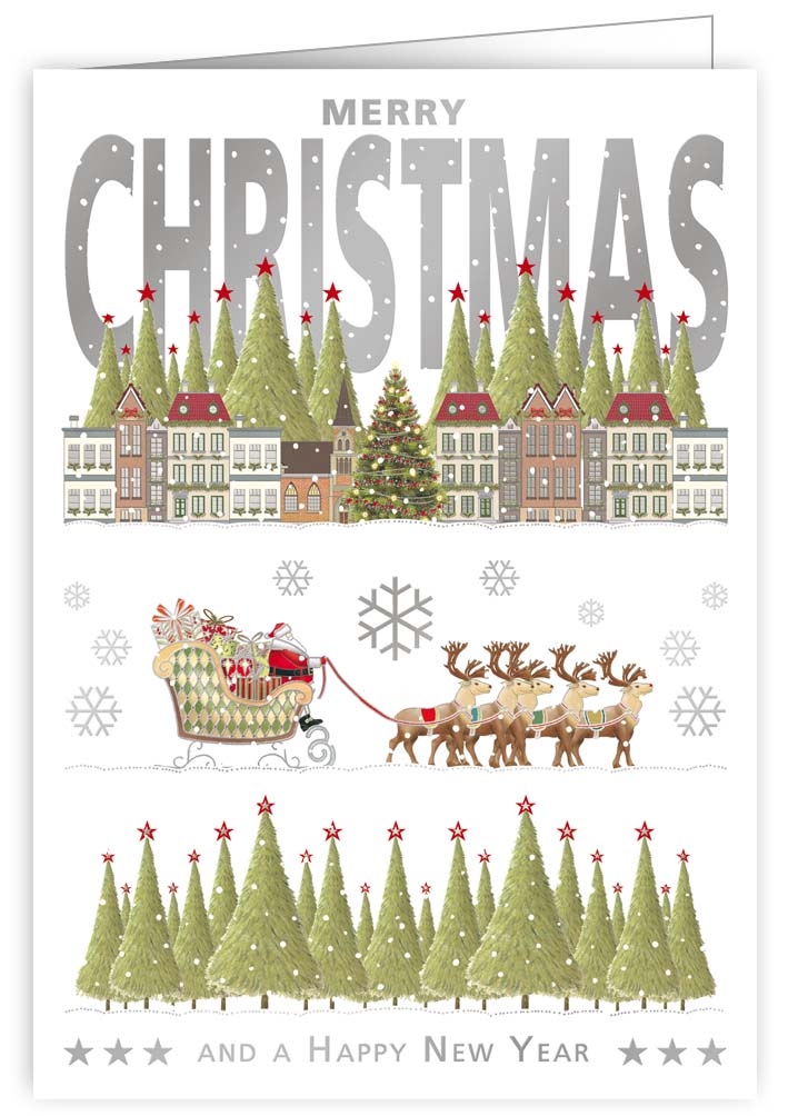 Christmas Scenes, Greeting Card