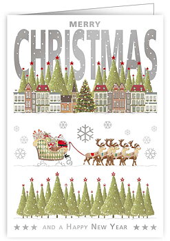 Christmas Scenes, Greeting Card