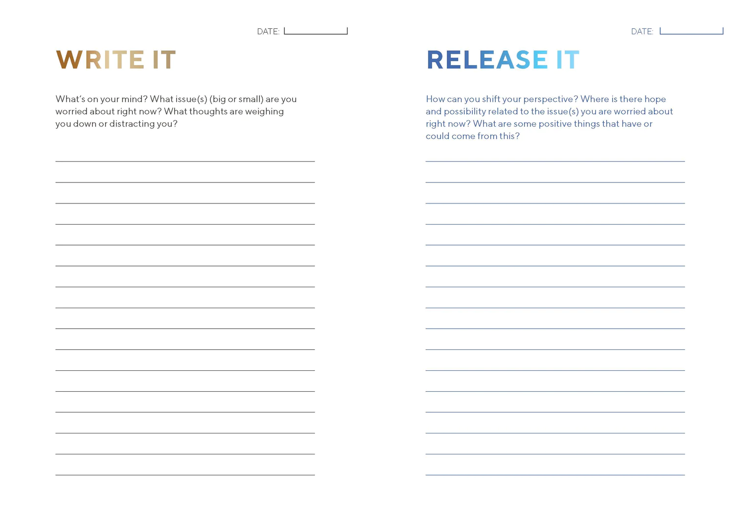 Write and Release Journal - 6