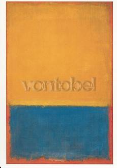 Yellow and Blue (Yellow, Blue and Orange), Postcard