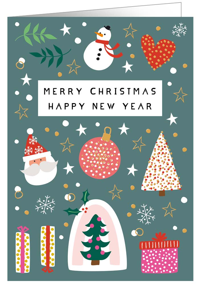 Christmas Icons, Greeting Card