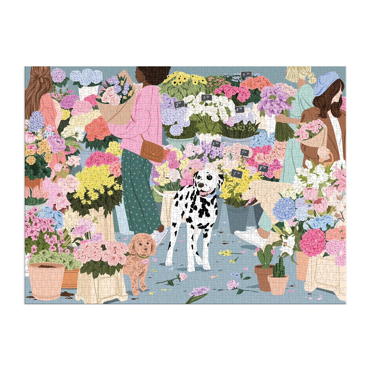 Flower Market 1000 Piece Puzzle - 4