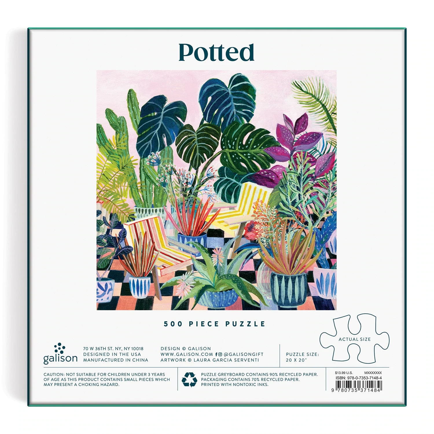 Potted 500 Piece Puzzle - 4
