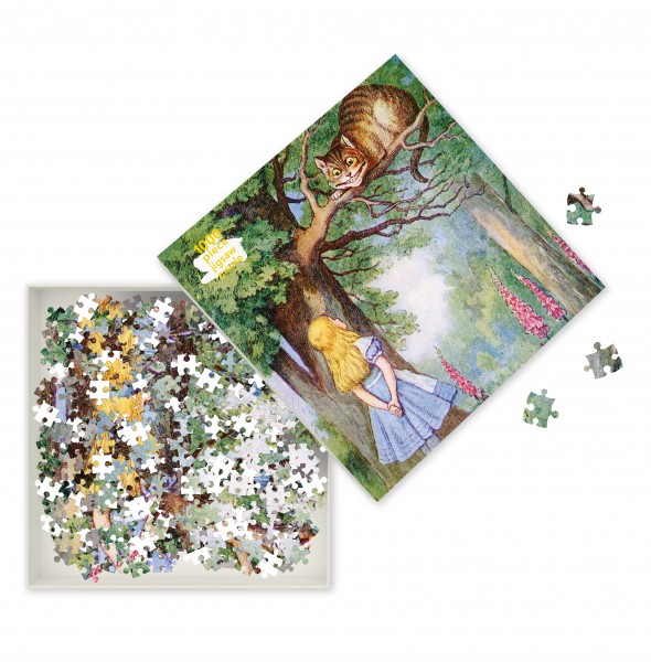 Alice and the Cheshire Cat, (1000 pieces) - 2